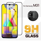 2 в 1 Защитная пленка для камеры Samsung Galaxy m31, Защитное стекло для Samsung m31s m51 m21 m21s m11 9H, пленка из закаленного стекла