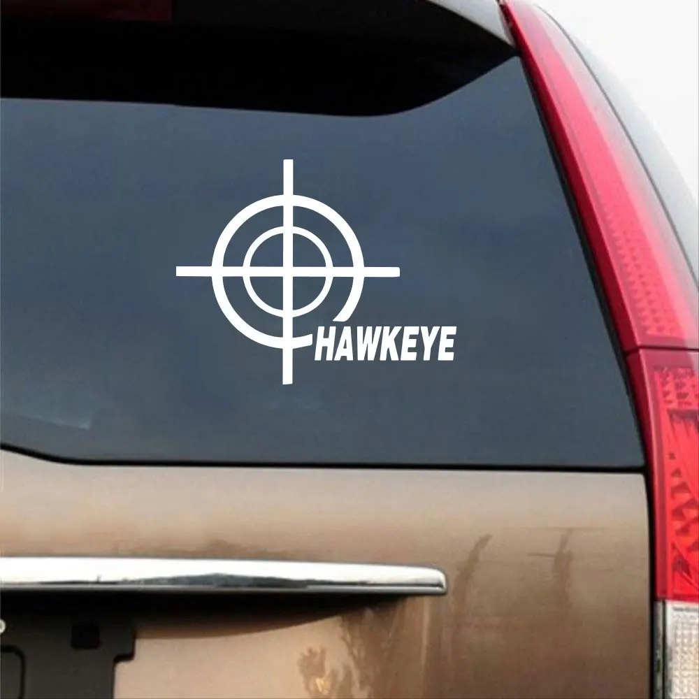 

Creativity hawkeye automobile Decal Sticker Car decoration Removable Decals ANY SIZE Vinyl Car Rear window door Sticker HY1680