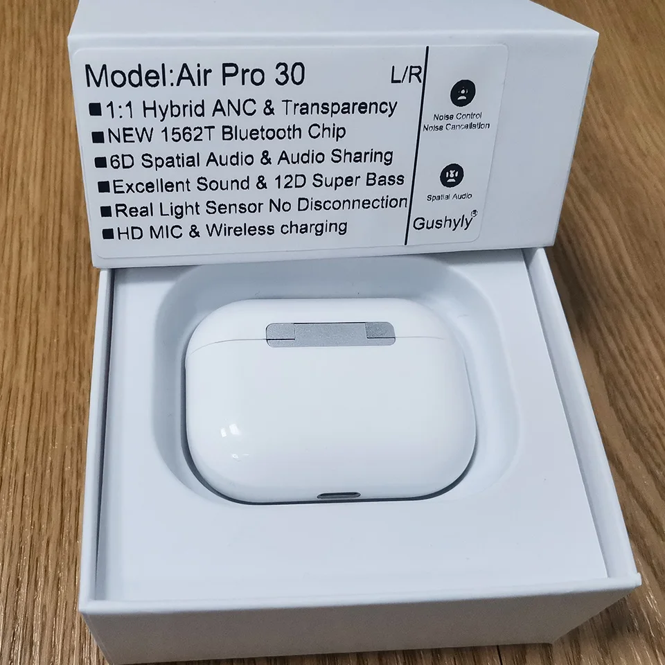 1562T чип Air Pro 30 наушники вкладыши TWS с 45db двойной ANC Беспроводной AIR3 спортивные Bluetooth