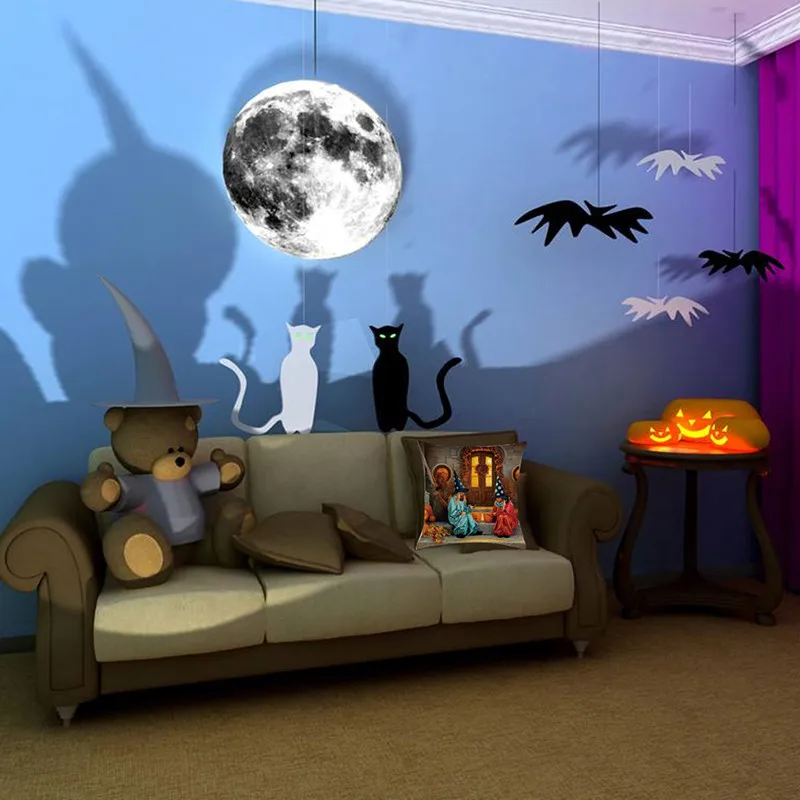 Подушка с изображением тыквы наволочка 44*44 см Веселый Хэллоуин для подушки