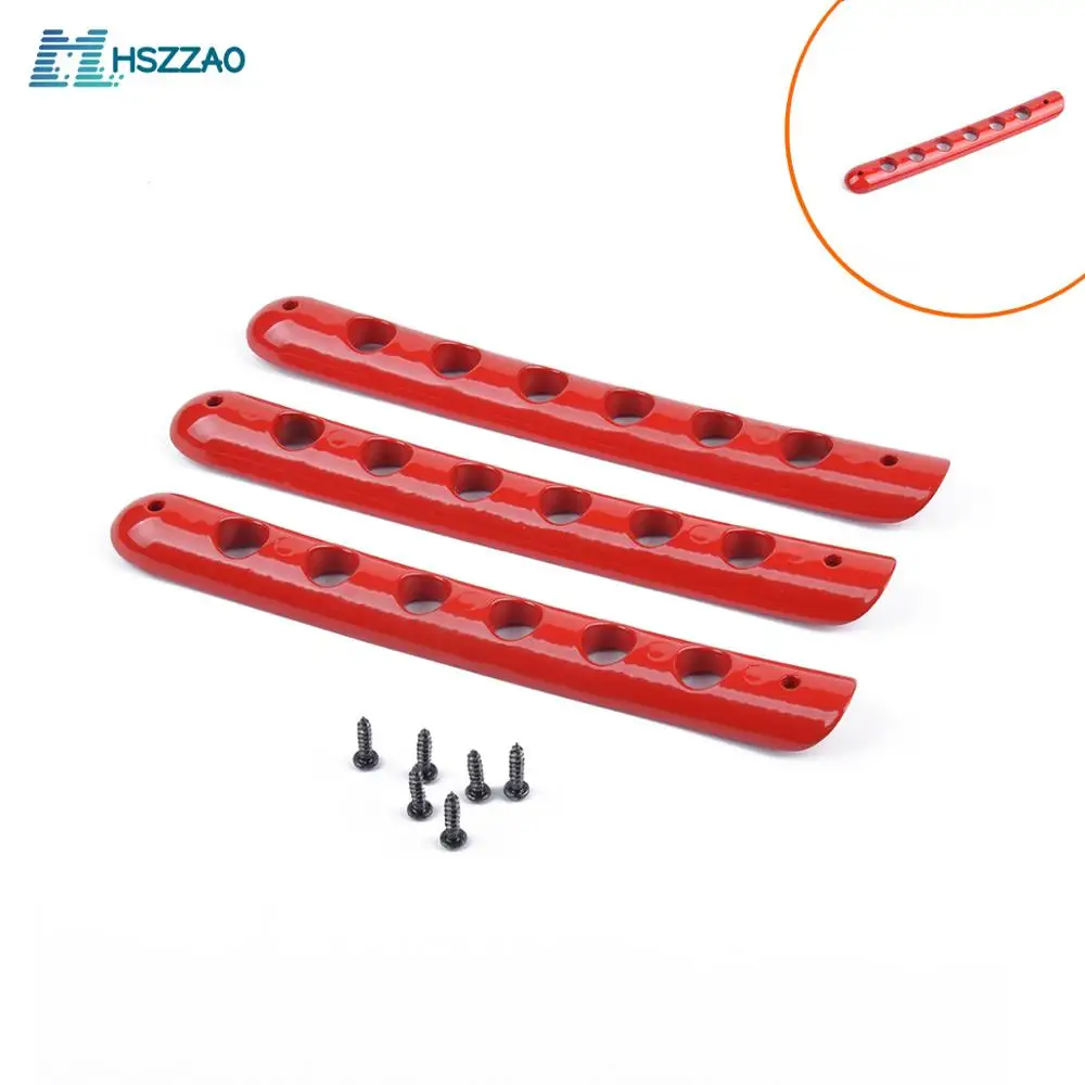 Захватывающая ручка вставки крышка + поставляется с винтами для 2007 2017 Jeep Wrangler JK 2