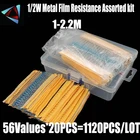 Металлопленочные резисторы 12 Вт 1120 Вт 0,5 1-1% м ом 56 значений 2,2 Вт Сопротивление Ассорти комплектов, 0,5 шт.