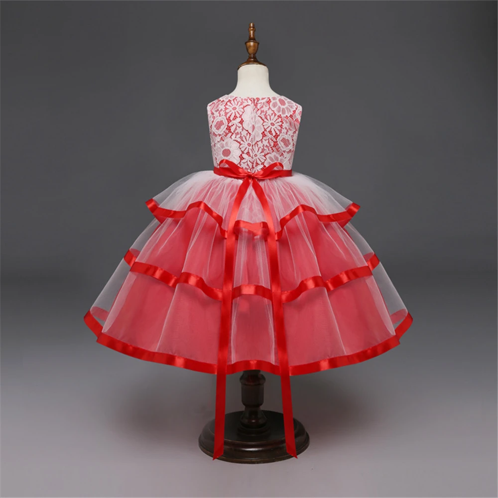 2019 рождественское и новогоднее платье Элегантное свадебное для девочек