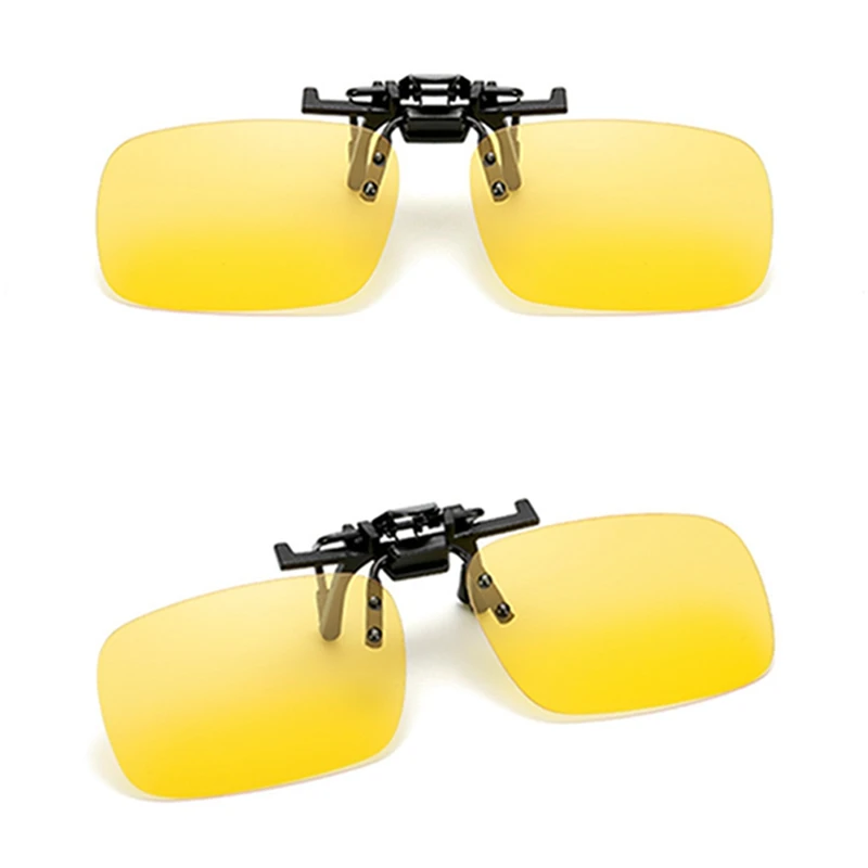 

Sunglasses Motorcycle Car Outdoor Goggle Sun Glasses13cm Polarized Clip On Driving Night Vision Lens Anti-UVA Glare