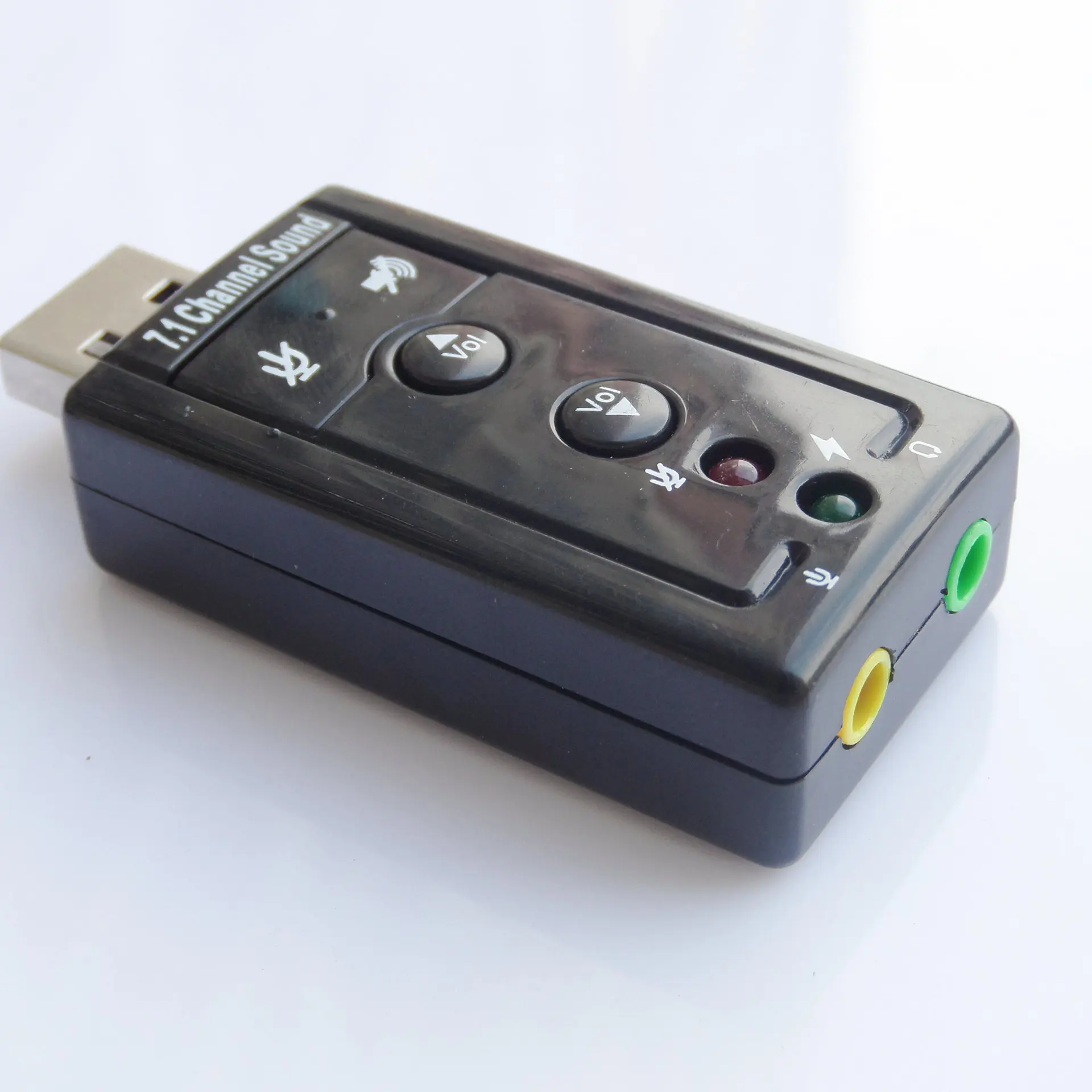 Мини-usb 2,0 3D Virtuelle 12 Мбит/с Внешний 7,1 канал аудио адаптер для карт сон карт сын аудио адаптер портативный мини-usb