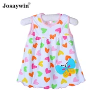 josaywin children clothes baby dress for girls kids cute vestido casual multi style sleeveless flowers princess dresses 1 3years