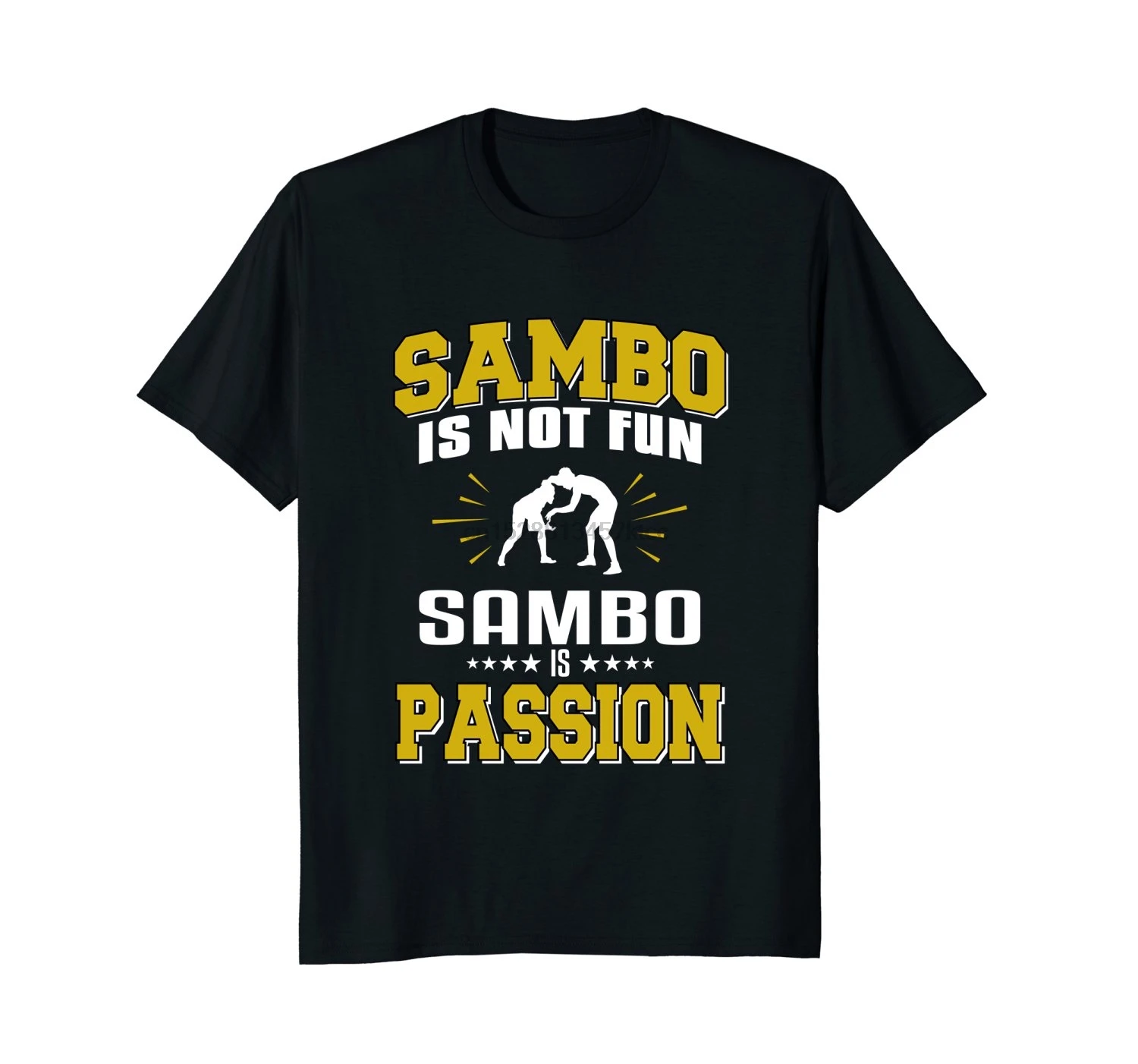 2019 Горячая Распродажа модная футболка из 100% хлопка с надписью Sambo is not Fun Passion kung fu