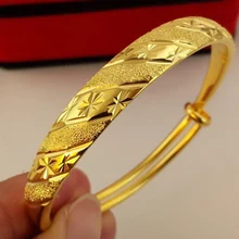 New Women's Gold Star Bracelet Adjustable Push Pull Bracelet Gold Plated Bracelet Gift Bracelet Jewelry