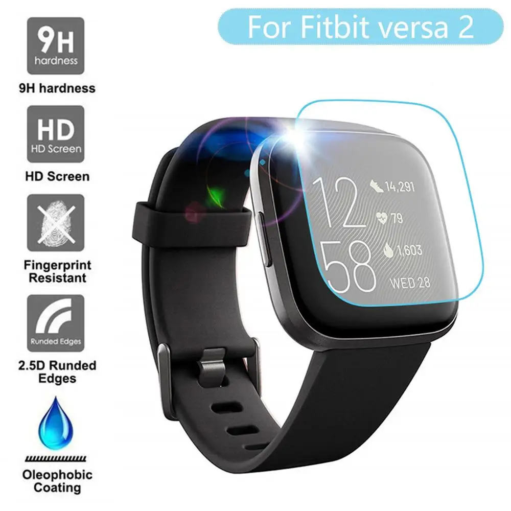 

HD / Matte/Hydratio film bracelet For Fitbit Versa 2 Watch Screen Protector Accessories Anti-scratch Protective easy to use Film