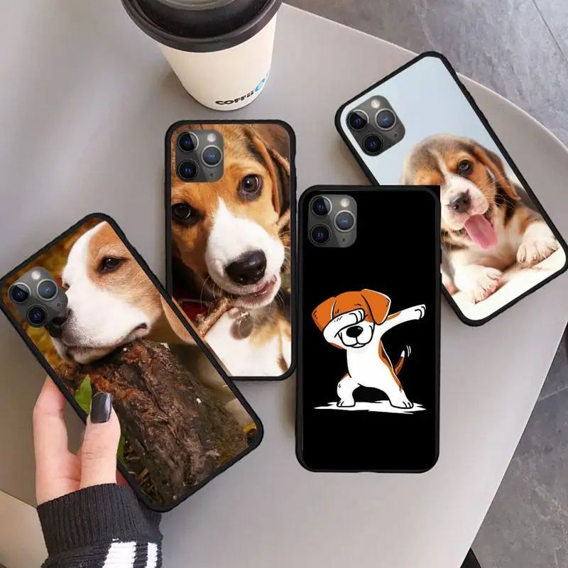 

Beagle Dog animal cute Phone Case for iPhone 11 12 pro XS MAX 8 7 6 6S Plus X 5S SE 2020 XR mini