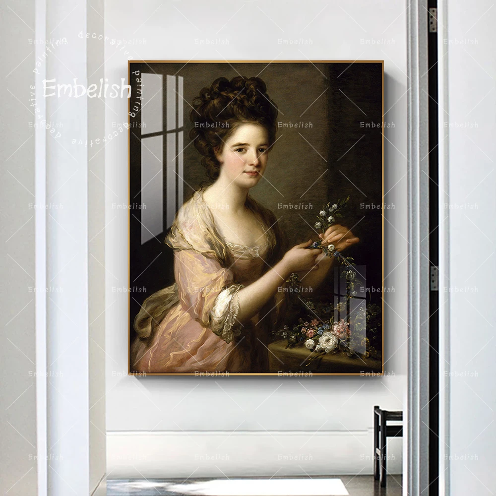 

1 Pieces Woman Portrait Modern Home Decor Pictures For Living Room Wall Artworks HD Spray On Canvas Office Paintings Wall Poster