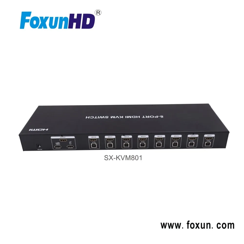 

1080p SHUNXUN Smart 8 Port KVM переключатели HDMI с usb 2,0