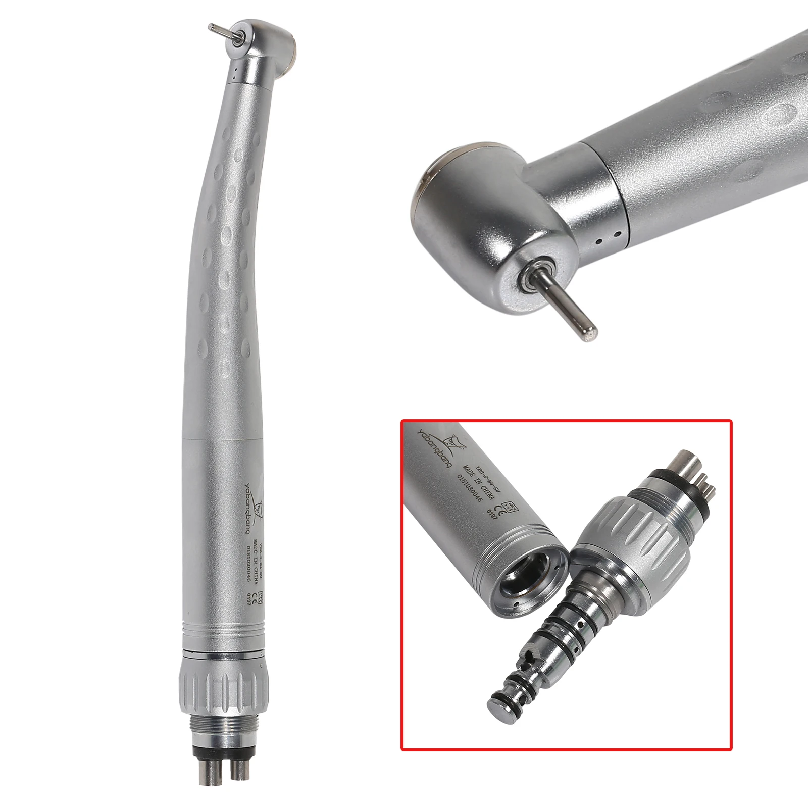 

2Pcs /5Pcs YABANGBANG 4 Hole Single Water Spring Standard Head With 4 Hole Quick Coupler Fit KAVO