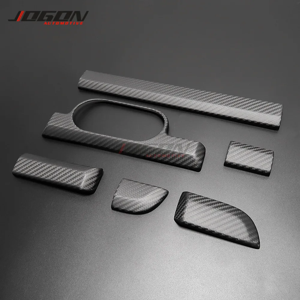 

Glossy / Matte Real Carbon Fiber Car Styling Dashboard Decor Strip Trim For Porsche 718 Boxster Cayman 2014-2019 Accessories