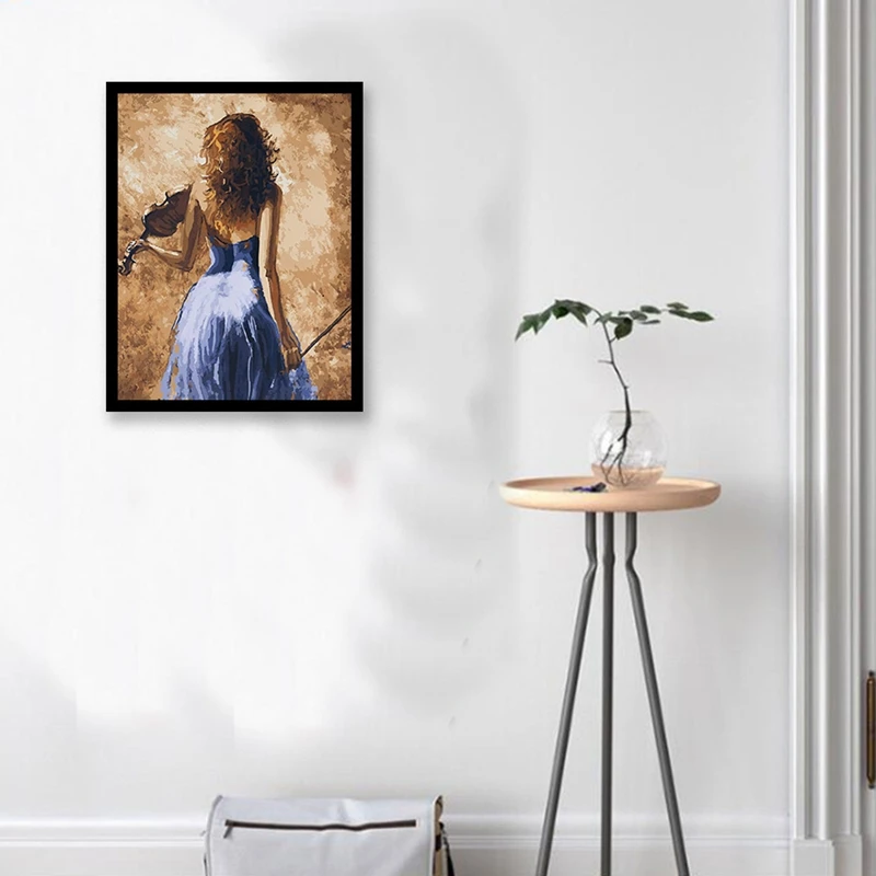 Набор для рисования по номерам сделай сам акриловая краска детей и начинающих 16