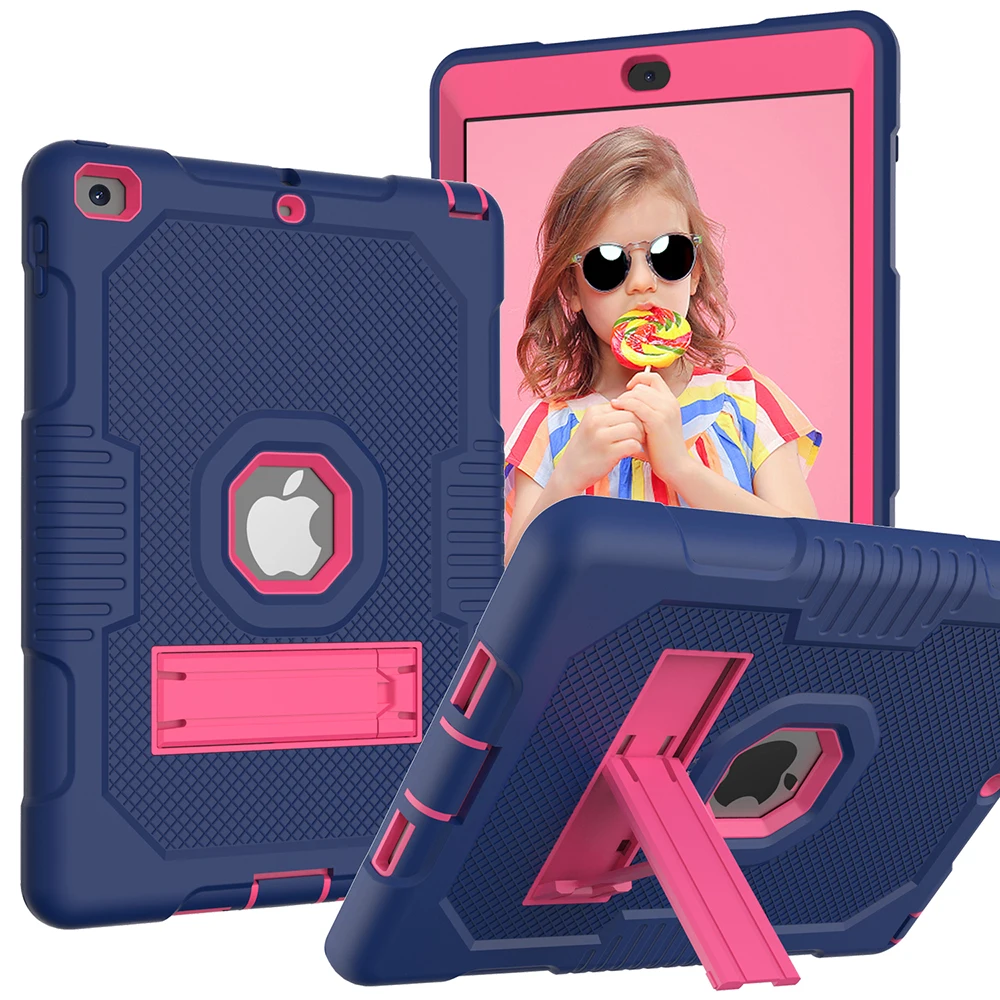 

Case for iPad 9.7 2018 2017 Mini 4 5 Heavy Duty Shockproof Cover Kids Safe Shell