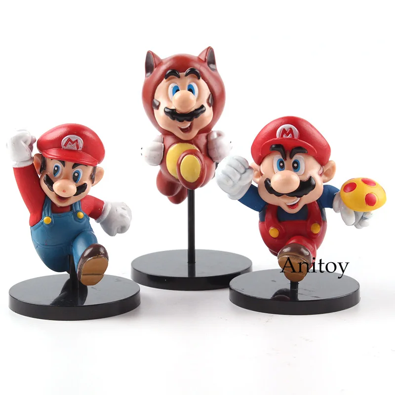 with color box Furuta ультра деталь рисунок комплект одежды с рисунком «Супер Марио Bros. wii Mario Bros фигурки Медиком игрушка Коллекционная модель игрушки 3 шт./компл - Цвет: with color box