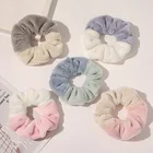 Резинки для волос женские, из искусственного кроличьего меха