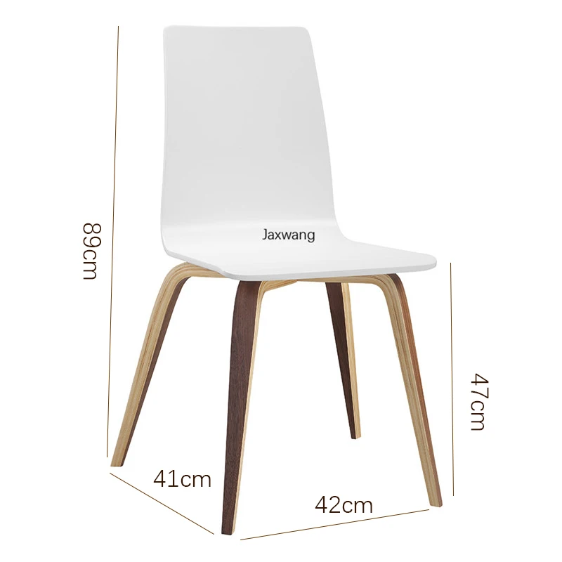 

Nordic Dining Chairs for The Kitchen Wood Dining Chair Modern Solid Wood Chair White Japanese Creative Ins Small Apartment Chair