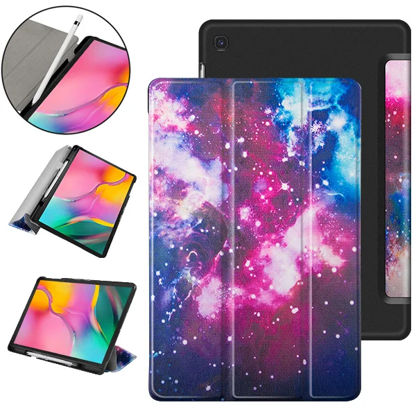 SM T515 JGWSYBC YHX Чехол для samsung Galaxy Tab A 10,1 SM-T510 SM-T515 с ручкой-слотом защитный чехол для планшета funda capa защита экрана - Цвет: SM T515 JGWSYBC YHX