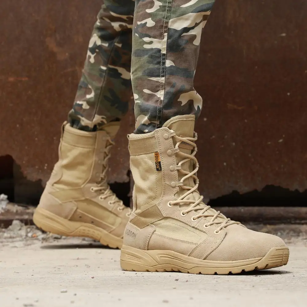 Уличные армейские ботинки мужские военные тактические для пустыни сверхлегкие