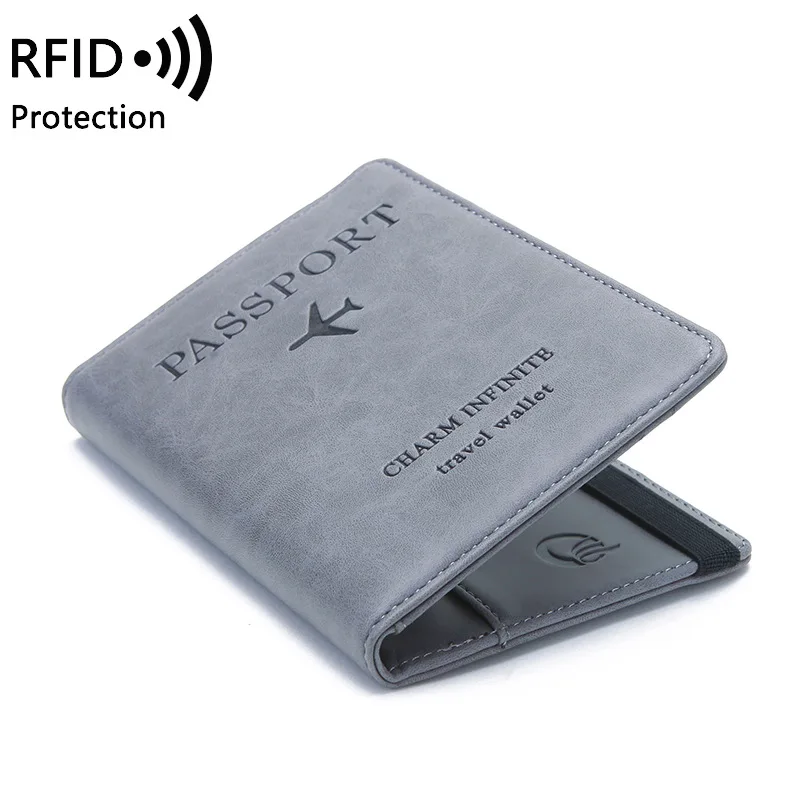 Аксессуары для путешествий RFID обложки паспорта женщин и мужчин винтажный бизнес