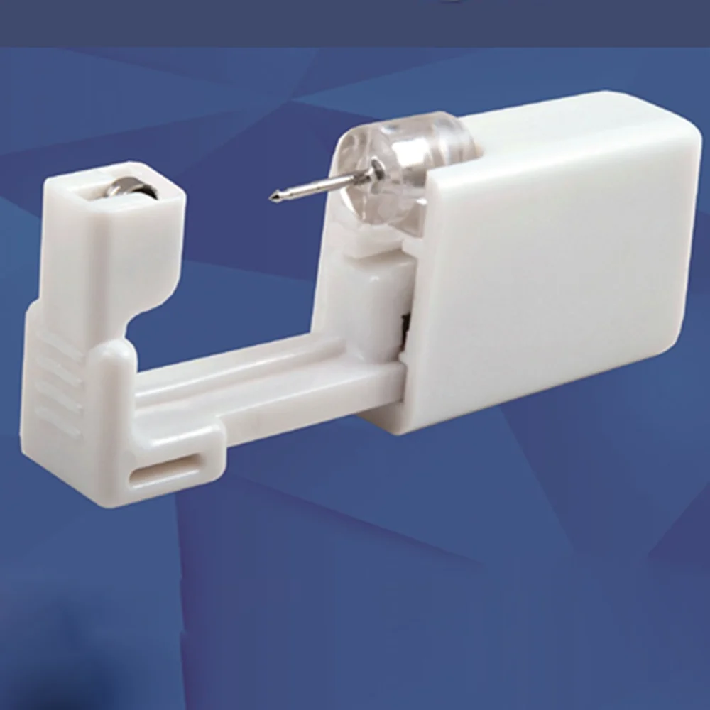 

Sterlised Disposable Safety Ear Nose Piercing Device Machine Tools No Pain Piercer Tool +Sterile Bezel Crystal Studs