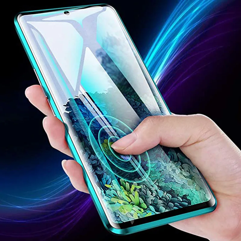 Магнитный металлический чехол для Samsung Galaxy S20FE S8 S9 S10 Lite Plus A50 A70 A21S A10 M31 A30S M21 A31 A51 A71