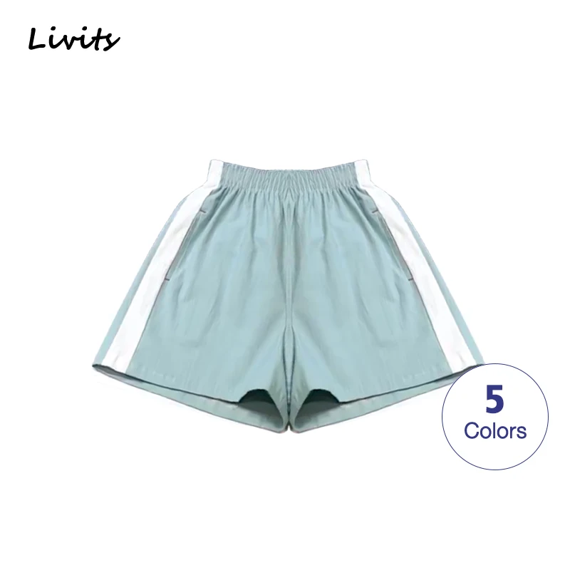 

Women Shorts With Pockets Linen Straight Short Pants Loose Trendy Sexy Casual Korean Summer SA1211