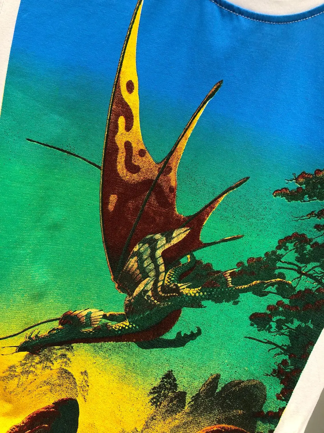 Новая футболка DSENDQI принт &quotКленовый лист&quot унисекс Повседневная крутая