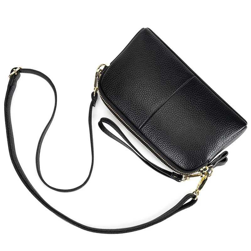 

Модная сумка из натуральной кожи, женская сумка-мессенджер, роскошные сумки, женские сумки, дизайнерская сумка на плечо, маленькая сумка чер...