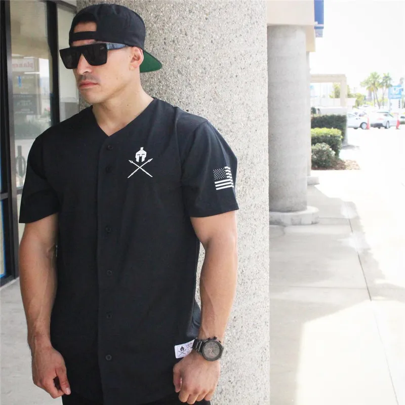 Мужская Бейсбольная Футболка Новое поступление укороченная футболка мужские