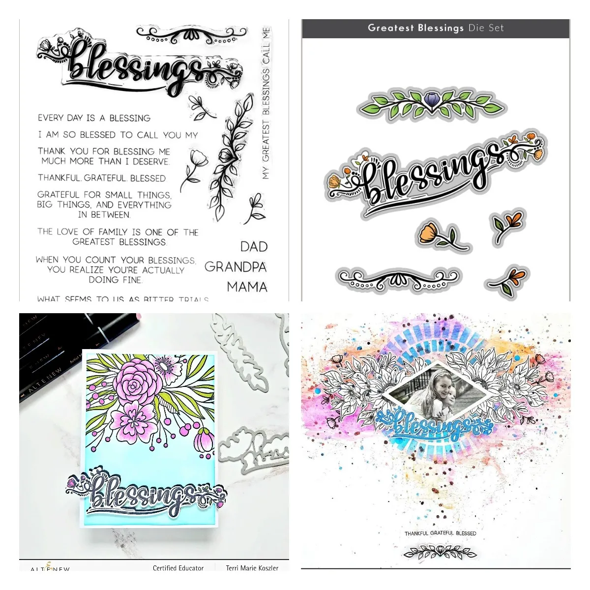 

Greatest Blessings Dies and Stamps Scrapbook Diary Decoration Stencil Embossing Template Diy Greeting Card Handmade 2021new