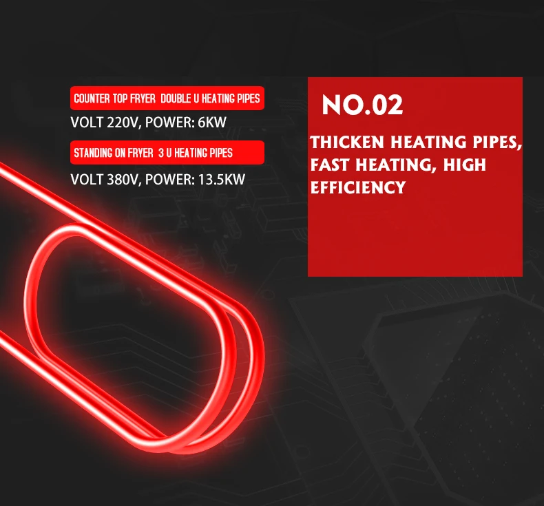 

Digital Deep Fryer Friteuse with Auto Timer
