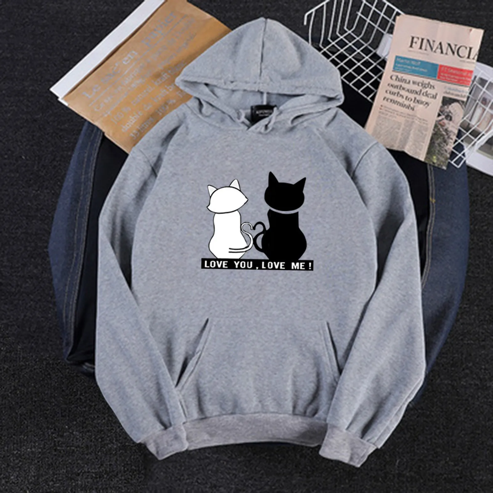 Korean Sweatshirt Women Autumn Hoodie Girl Autumn 90s Harajuku Long Sleeve Print Pullover Hoodie Sweatshirt Tops Sudaderas