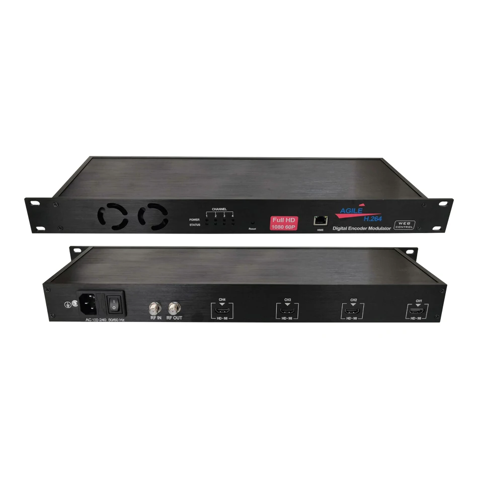 4 Каналы W e b Управление HD MI для DVB C/инкодер модулятор V324WTC|Теле- и радиовещательное
