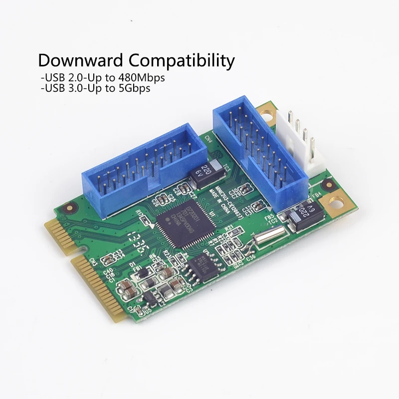 Мини PCI express USB 3 0 адаптер Mini PCI-e к 4 порту расширения мини PCIe USB3.0 конвертер с кабелем
