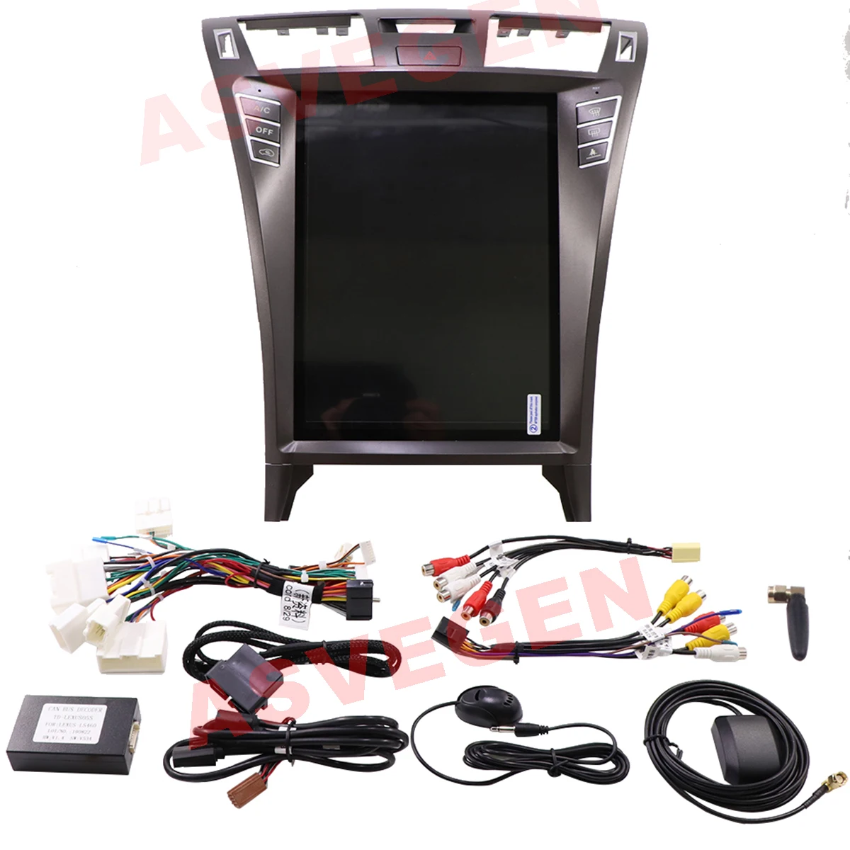 12.1-дюймовый вертикальный Android 9.0 для Lexus LS460 2006-2012 Tesla Screen навигация мультимедийная радиоавтомагнитола монитор плеер