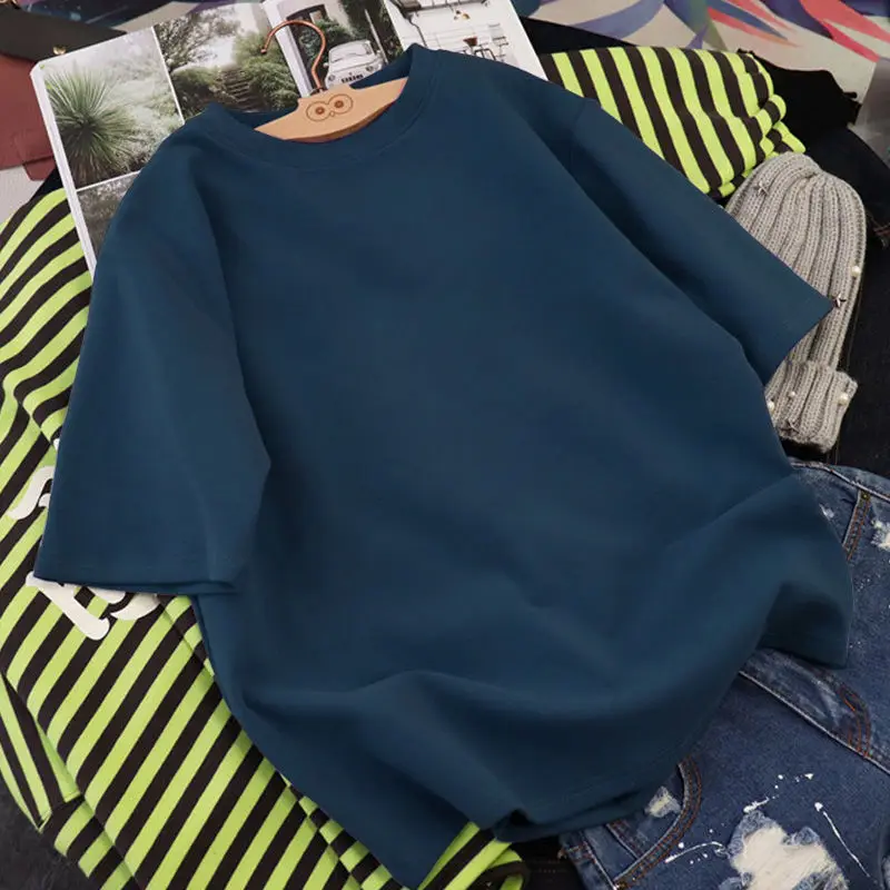 Свободная футболка женская в стиле знаменитостей | Женская одежда