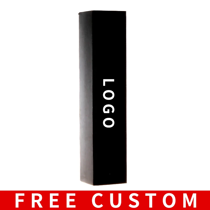 

Wholesale 20*20*95MM Black Paper Drawer Box For Perfume Packaging gift packages Free Custom Print Logo ONLY BOX