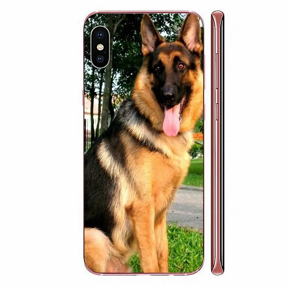 Для Huawei Honor 4C 5A 5C 5X 6 6A 6X 7 7A 7C 7X 8 8C 8S 9 10 10i 20 20i Lite Pro рисунок из ТПУ немецкая овчарка