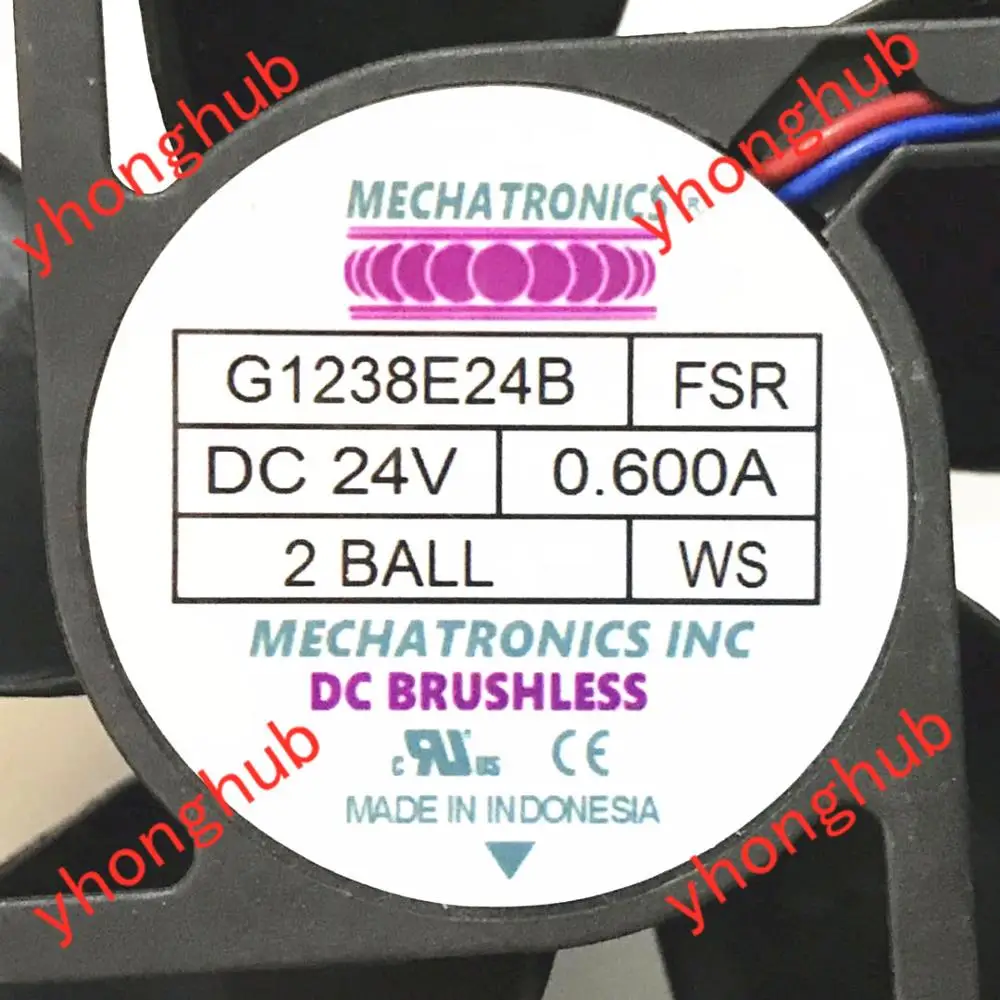 NONOISE G1238E24B DC 24V 0.6A 2 провод 120x120x38 мм Сервер вентилятор охлаждения|Кулеры и системы