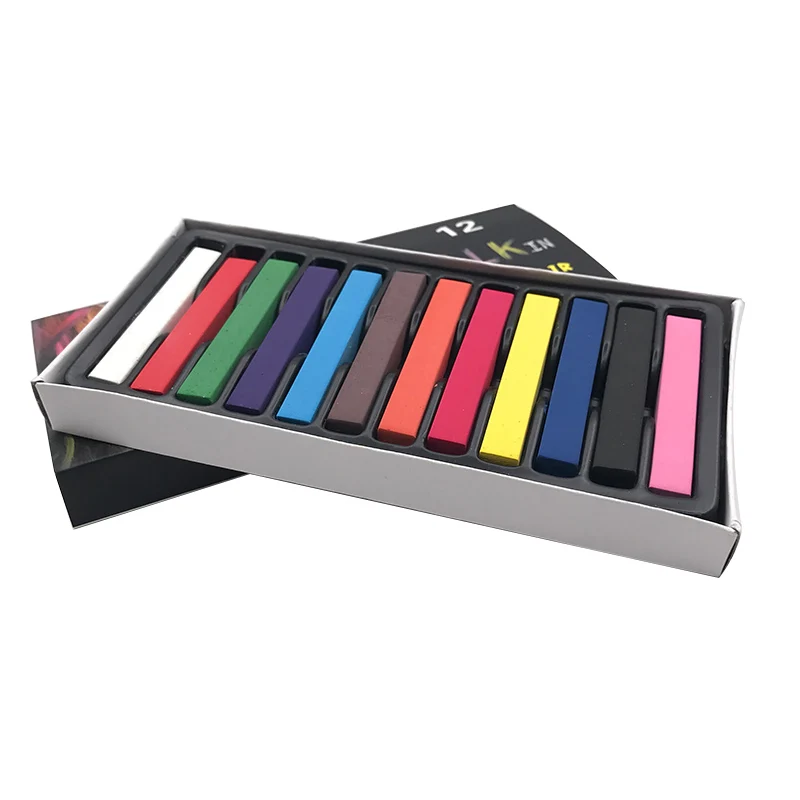 Модные мелки для волос временные цвета краска легкие Мягкие пастели набор