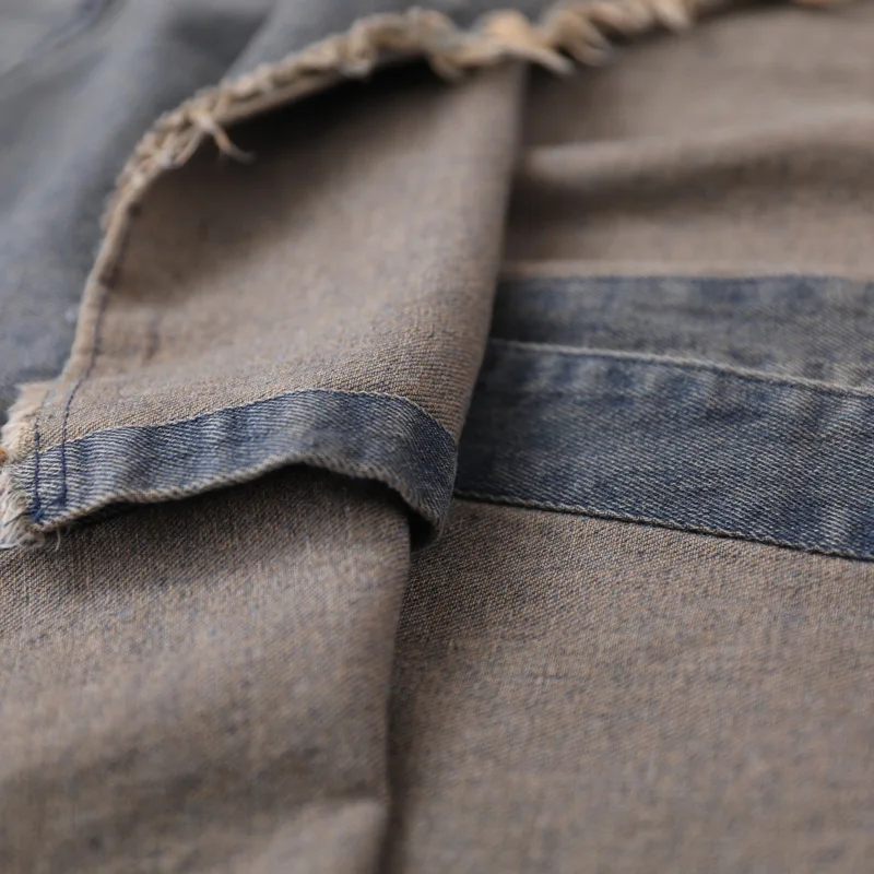 Женский Тренч Осень Зима Большой размер Свободная джинсовая куртка 2019 Новый