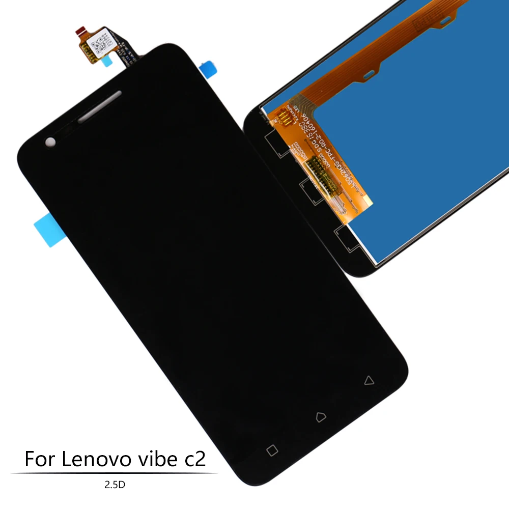 5 0 &quotОригинальный ЖК дисплей для LENOVO Vibe C2 сенсорный экран с рамкой дигитайзер Lenovo