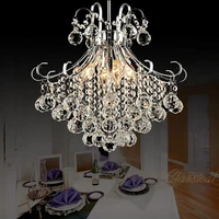 new luxury crystal chandelier living room lamp villa lamp candle crystal lamp crystal ball chandelier