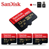 sandisk extreme pro micro sd card 400gb 256gb 128gb memory card 64gb 32gb u3 v30 4k flash card microsd tfsd card for phone