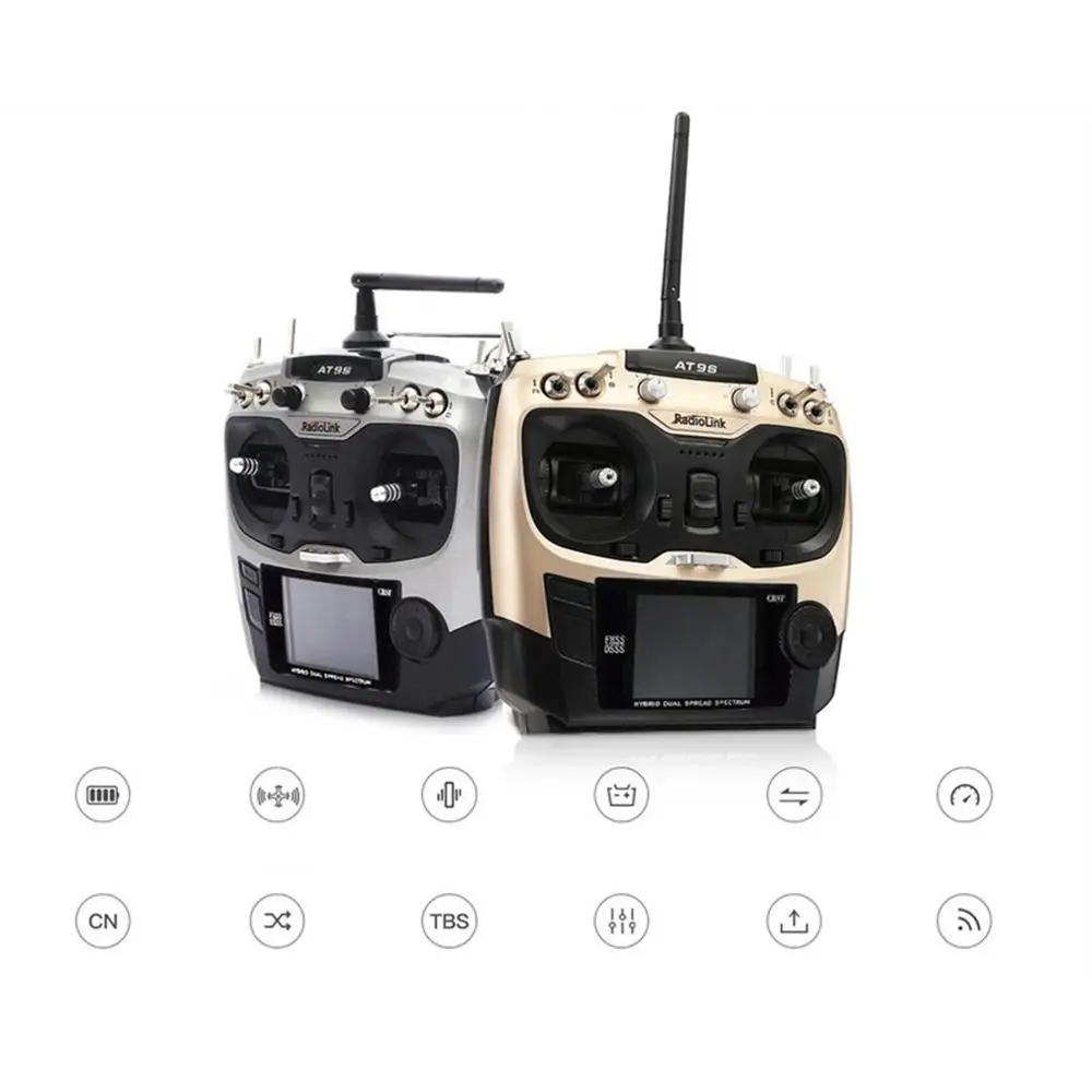 

T9S PRO 2.4G 9CH System Transmitter with R9DS Receiver AT9 Remote Control update vision for RC quadcopter Helicopter