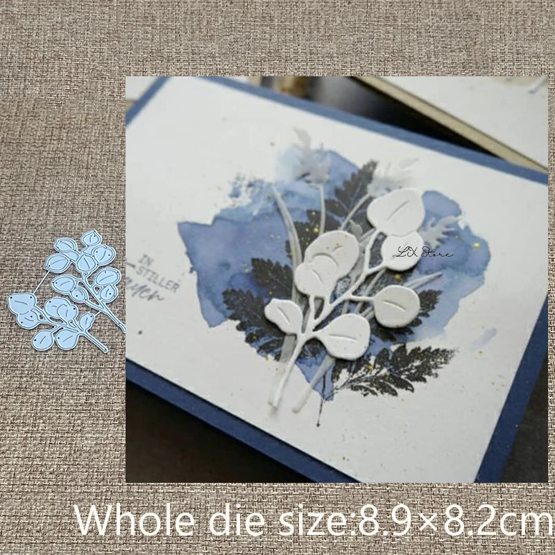 

New Design Craft Metal stencil mold Cutting Dies 2pcs leaves decoration scrapbook die cuts Album Paper Card Craft Embossing