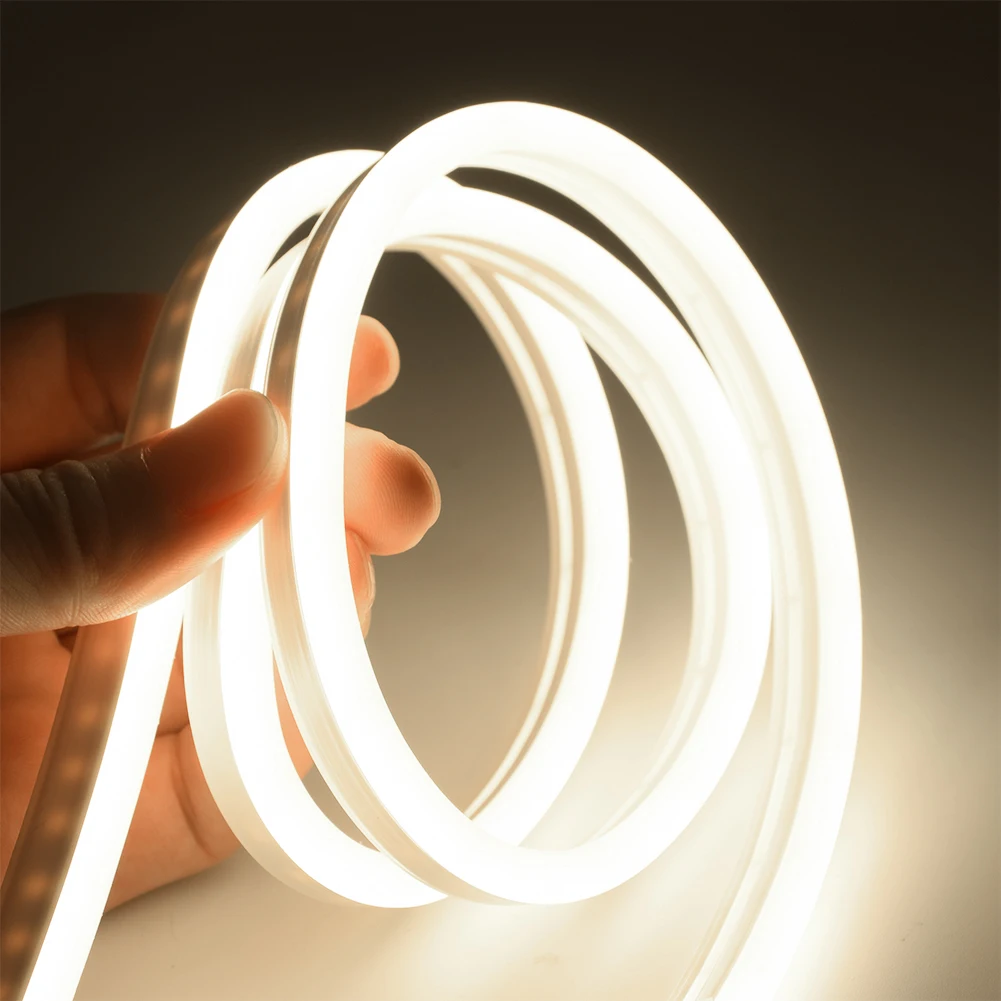 Неоновый светильник 12V LED Милая полоса SMD2835 120 светодиодов/м гибкая веревка трубка